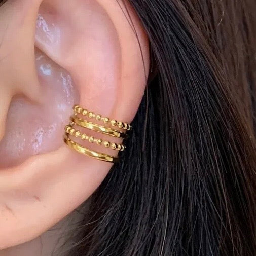 18K Gold Plated Cuff Wrap Earring