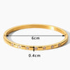 Gold Plated Bangle Bracelet