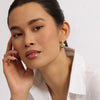 Huggie Heart Drop Earring With CZ