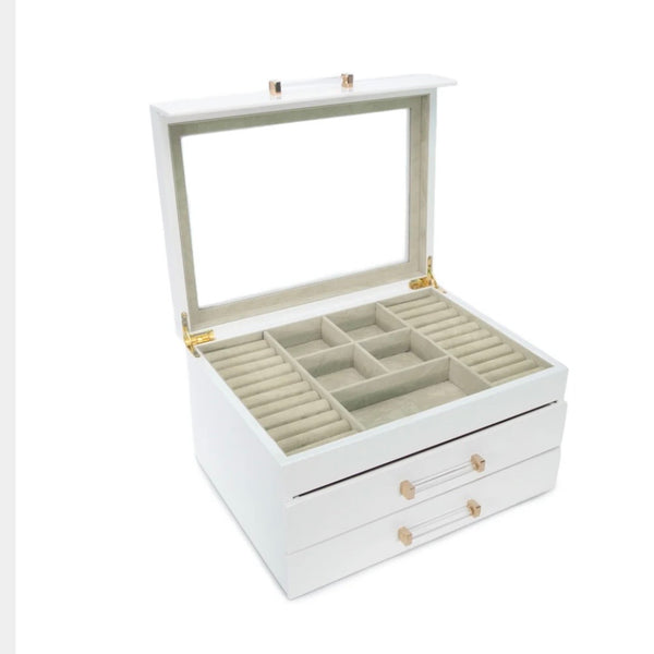 Kendall 3 Clear Lid Jewelry Box