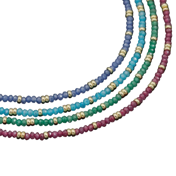 Luxe CZ Beaded Necklace