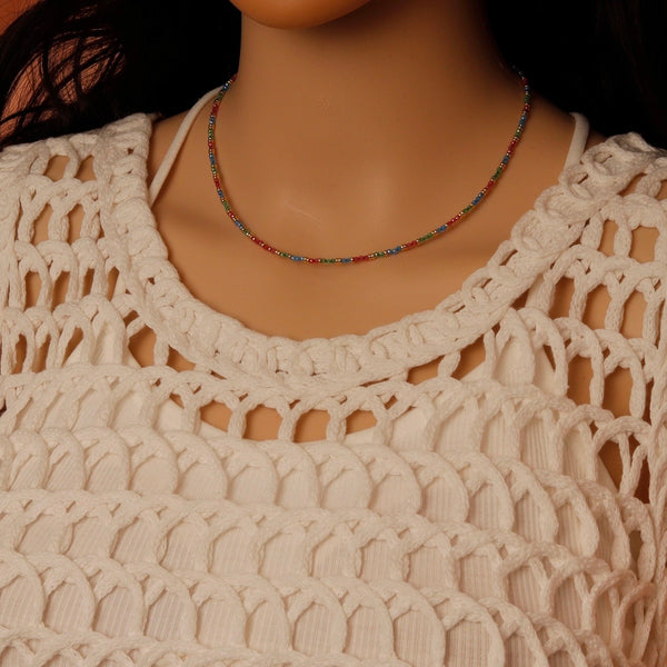 Multicolor Beaded Necklace