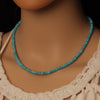 Turquoise Roundelle Beaded Necklace