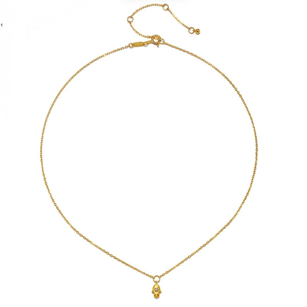 Guiding Hands Mini Hamsa Necklace