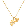 Hamsa And Evil Eye Charm Necklace