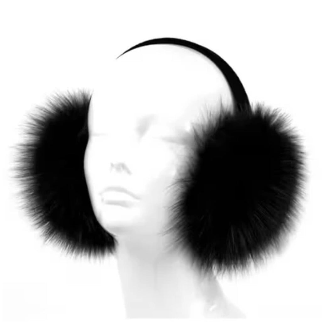Mitchies Fox Fur Earmuffs