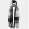 Oversized Soft Fringe Plaid Scarf