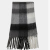 Oversized Soft Fringe Plaid Scarf