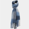 Oversized Soft Fringe Plaid Scarf