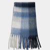 Oversized Soft Fringe Plaid Scarf