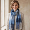 Oversized Soft Fringe Plaid Scarf