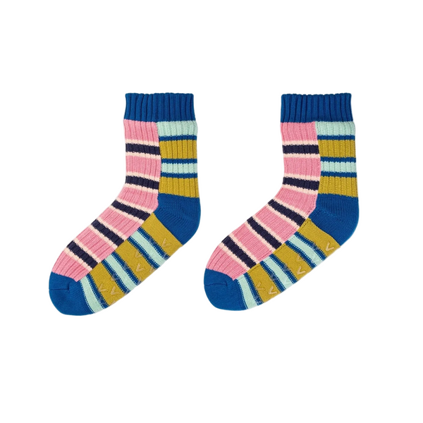 Zipper Stripe House Socks