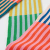 Colorblock Stripe Skinny Scarf