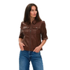 Six/Fifty Jennifer Jacket In Brown