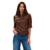 Six/Fifty Jennifer Jacket In Brown