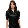 Six Fifty Val Faux Leather Top