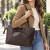 Reese Tote In Black Or Brown