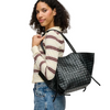 Caspien Woven Tote In Black
