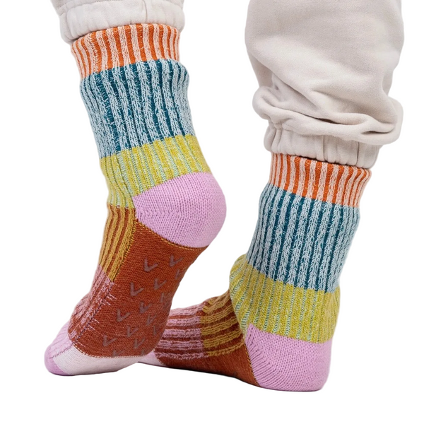 Kaleidoscope Knit House Socks