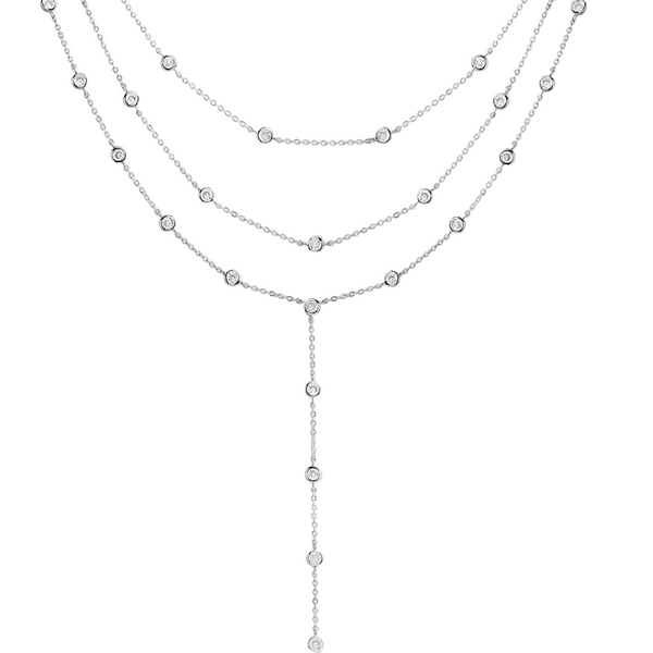 Arianna Two Strand Diamonds By The Yard Necklace