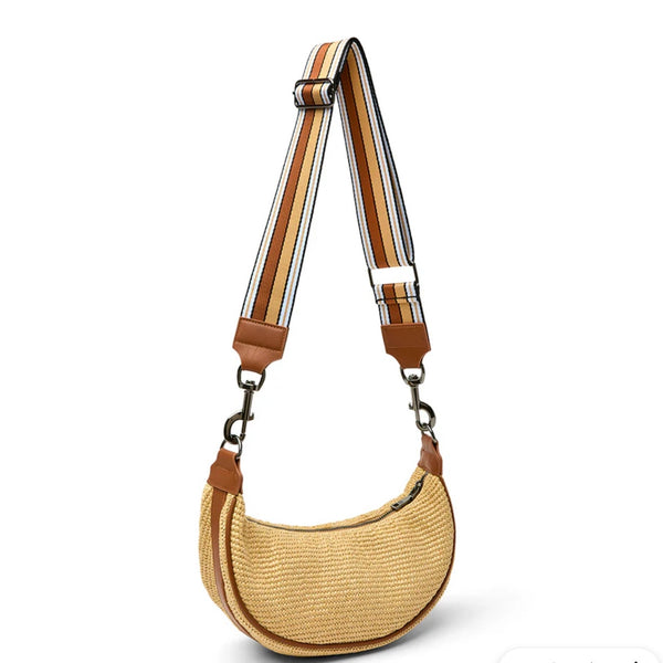 Moonlighting Raffia Bag