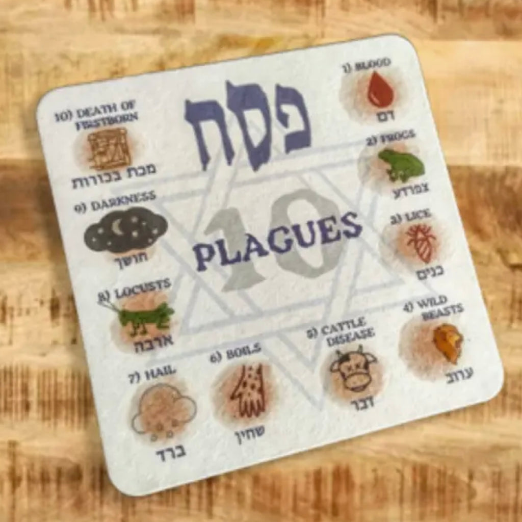 10 Plagues Passover Coasters