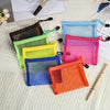 Colorful  Mesh Zip Pouches