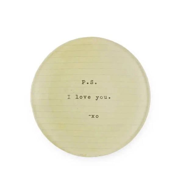 Mini Round Decoupage Trinket Dish