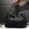 Black Nylon  And Mesh Shoulder Bag