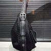 Black Nylon  And Mesh Shoulder Bag