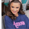 “Amour” Classic Navy Sweatshirt