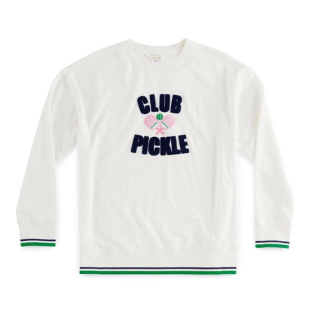 “Club Pickle” Classic Sweatshirt In Ivory