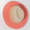 Ricci Pink or Orange Straw Beach Hat