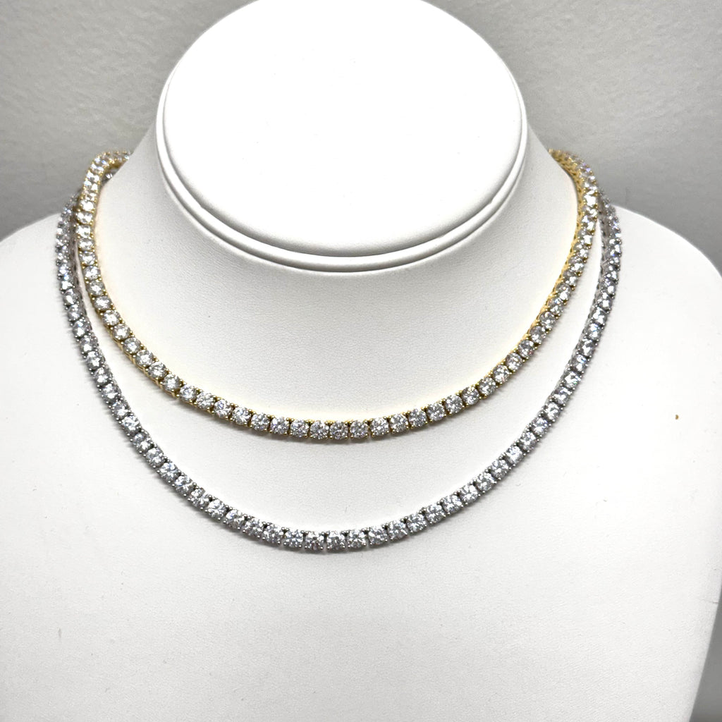 16" 3MM Tennis Necklace