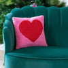Heart Hooked Pillow