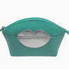 Leather Hot Lips Cosmetic Case