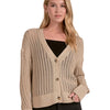 Sky Open Knit Cardigan By Elan