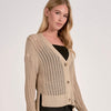Sky Open Knit Cardigan By Elan