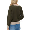 Dylan Crewneck Sweater In Olive