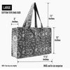 Cotton Block Patch Tote Bags