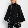 Whipstitch Cape With Belt