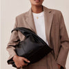 Laila Slouch Shoulder Bag In Black