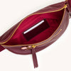 Charles Medium Crossbody In Cherrywood Pebble With Brushed Gold