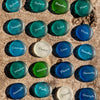 Sea Glass Imprinted Word Stones