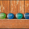 Sea Glass Imprinted Word Stones
