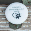 Pet Grief Memorial Imprinted Glass Word Stones