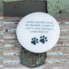 Pet Grief Memorial Imprinted Glass Word Stones