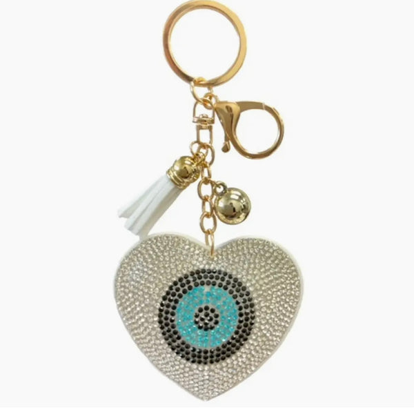 Rhinestone Pave Keychains