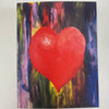 Hand Painted Heart Greeting Card