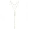 Delicate Y Mirrored Chain Necklace